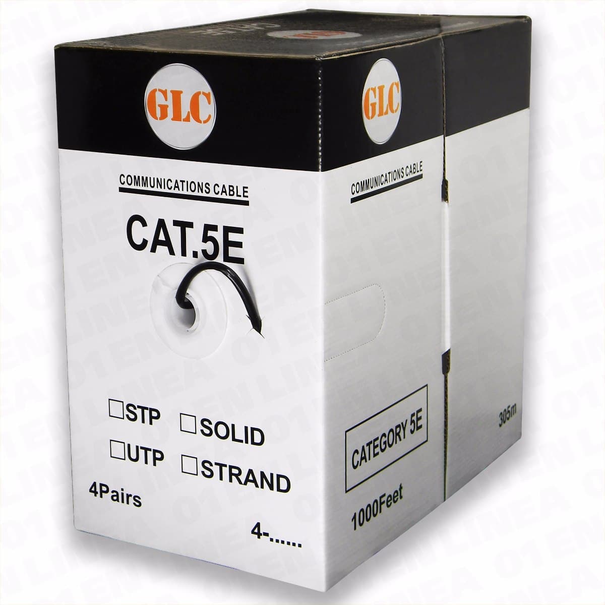 Cable UTP GLC Int/Ext Cat5e X 305 Mts P/CCTV 100% COBRE (CE-1106)