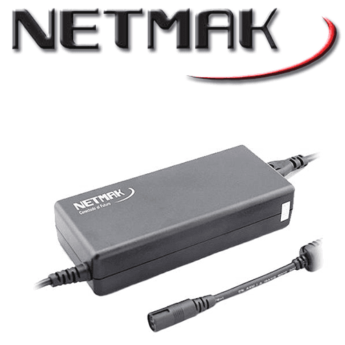Cargador Notebook Universal Netmak Automatico 90W