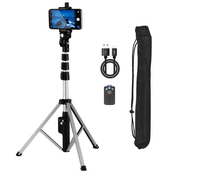 TRIPODE MONOPOD ALUMINIO 1.34 MTS CONTROL BLUETOOTH