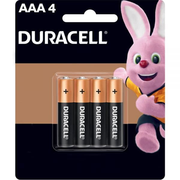 Pila Alcalina Duracell AAA Blister X4 1.5V