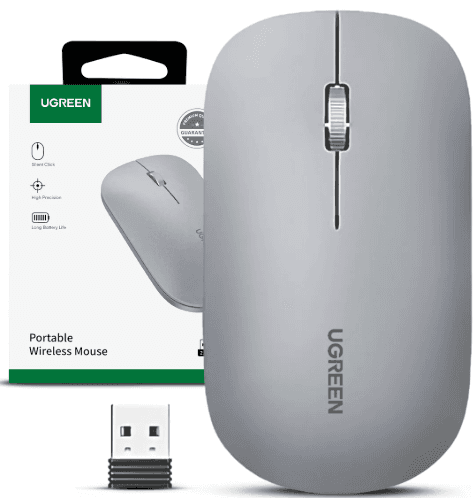 Mouse Inalambrico Color Gris Mu001 UGREEN