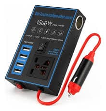 Inversor 12v 24v A 220v 1500w Usb Carga Auto Encendedor