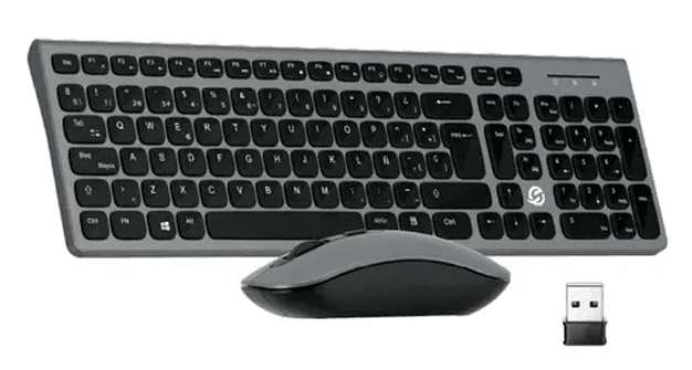 Combo Teclado y Mouse Inalambrico Solarmax