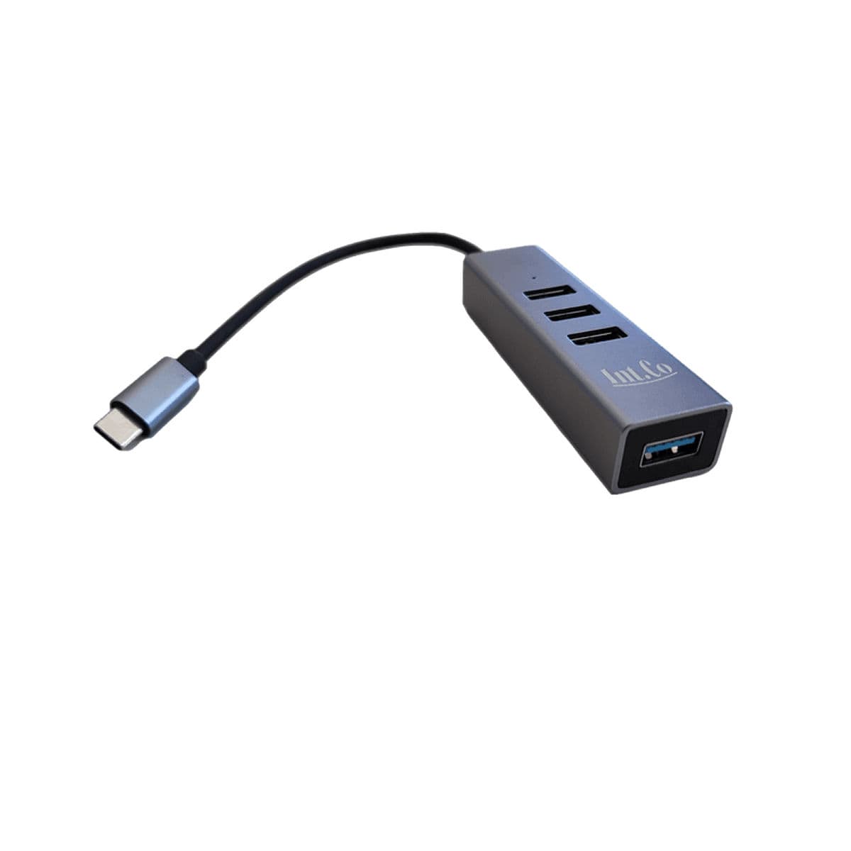 Hub USB-C 2.0 4 Puertos USB Int.Co (KQ-006H)