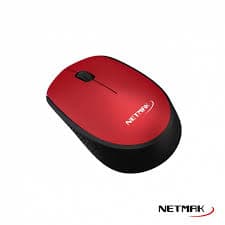 MOUSE NETMAK WS ROJO INALAMBRICO