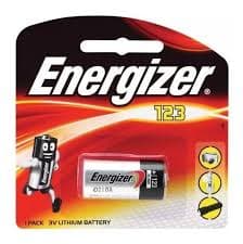 Pila De Litio Cr-123a Para Sensores De Alarma Inalambricos F