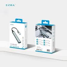 Ezra Hub Usb 3.0 4 En 1 Con 3 Puertos Usb 2.0 Uh09 Negro
