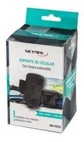 Soporte de Celular Para Auto Netmak Extensible (NM-HC20) Vidrio y Tablero