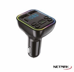 Transmisor Fm Bluetooth con puerto Tipo-C Netmak