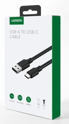 Cable Usb a Usb-C 1m 3A MAX Ugreen