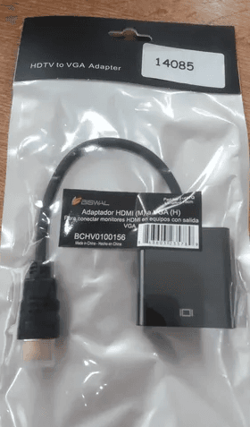 Conversor VGA a HDMI 15cm Biswal