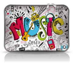 Funda notebook CDTEK 14  n9  Music