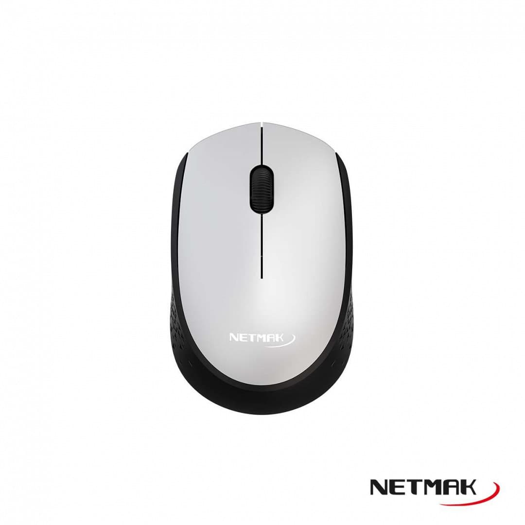MOUSE NETMAK WS NM-M680 GRIS INALAMBRICO