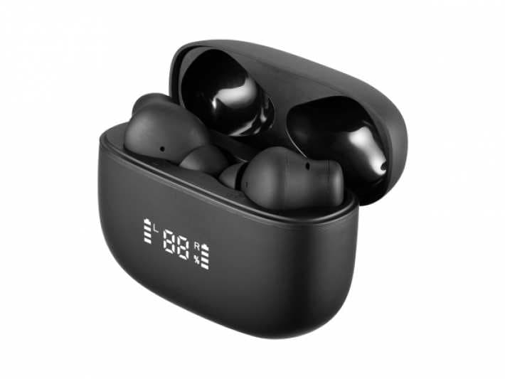 Auricular BT Volkano Cove Series ANC + DUAL ENC TWS Earphones Negro