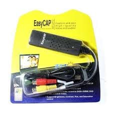 Capturadora de video usb EASYCAP externa vhs a dvd audio placa