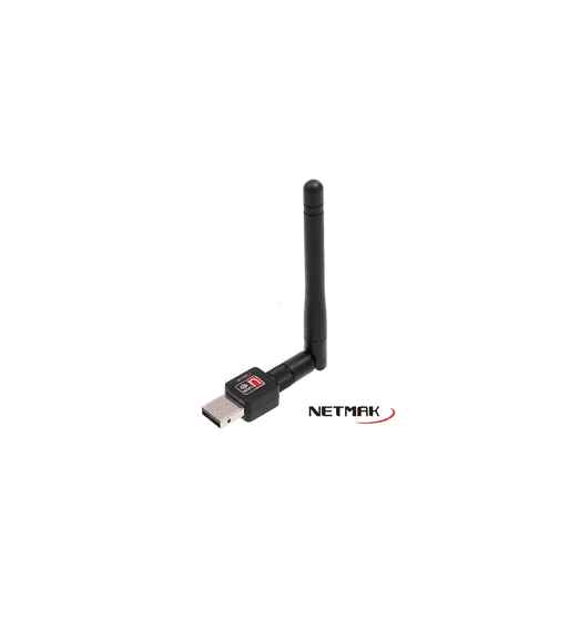 Adaptador USB WIFI C/Antena 150Mbps Netmak