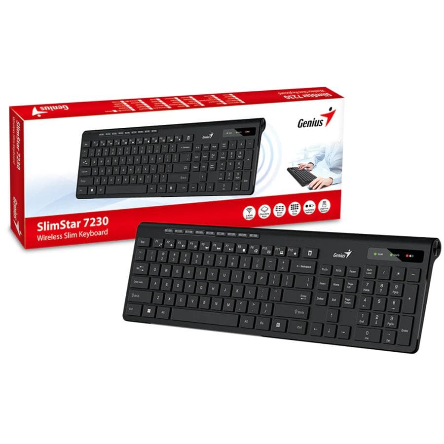 Teclado Genius Inalambrico SlimStar 7230