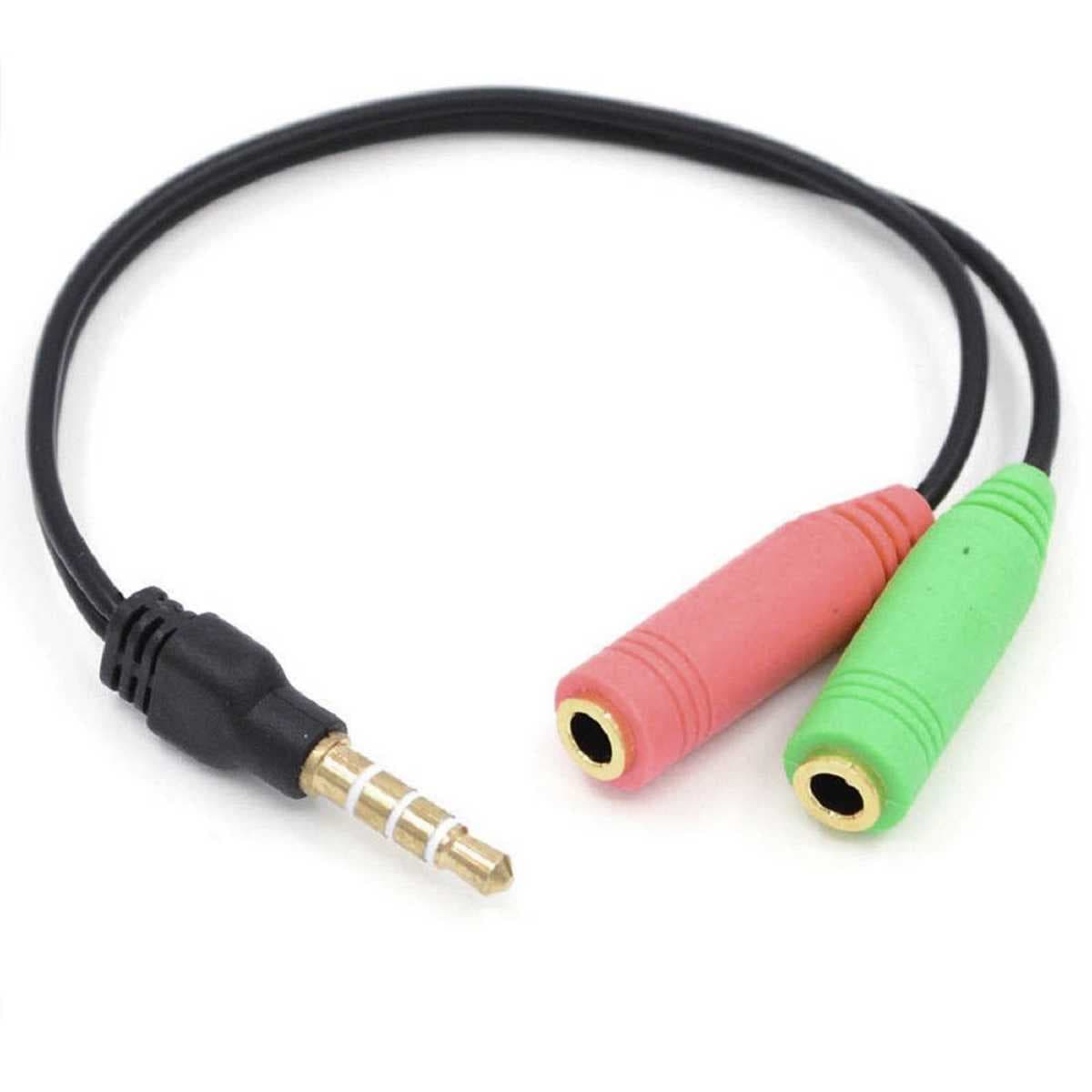 cable Audio 3.5 Mm M A Mic H + Auricular H Noganet (CABLE ADAPTER)