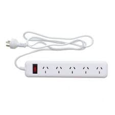 Zapatilla 220V Con Interruptor 5 Tomas 1.50 Mts Netmak