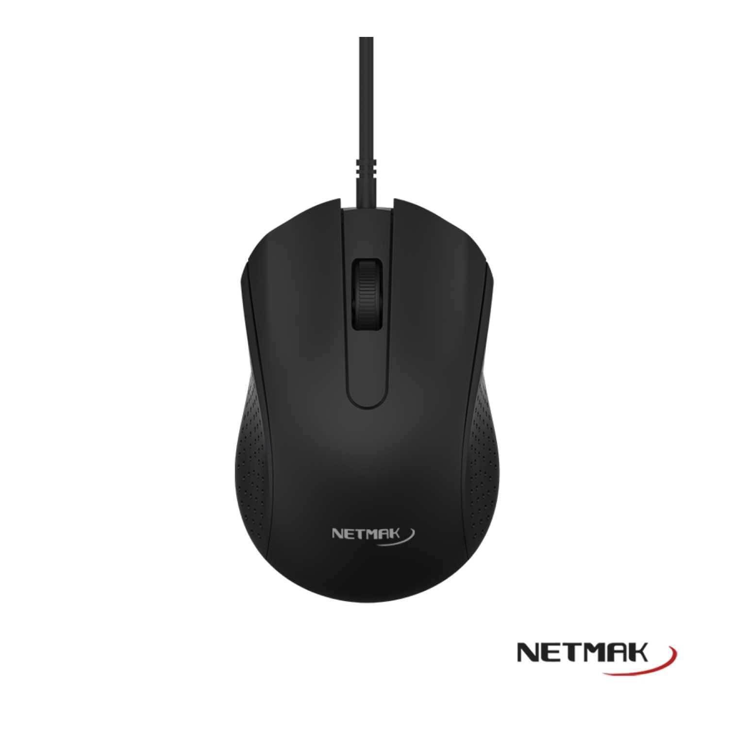Mouse USB Netmak Negro 