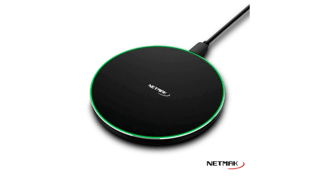 Base de Carga Inalambrica de 15W Netmak (NM-BC16)