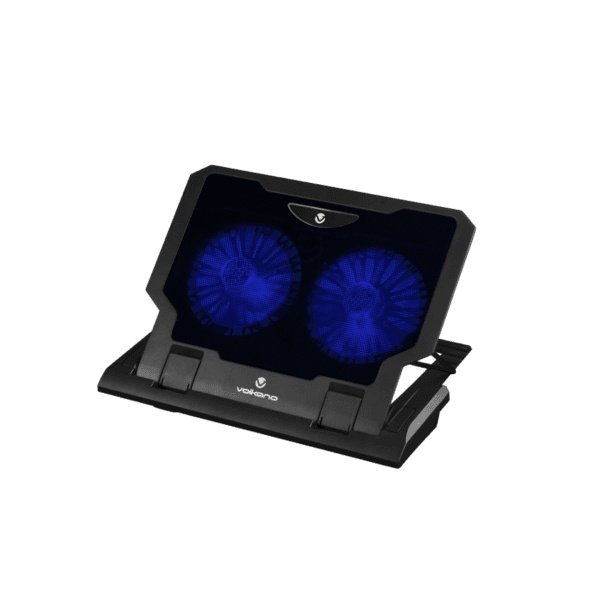 Ventilador para Notebook Volkano Glacier series upright notebook cooling stand with dual fans