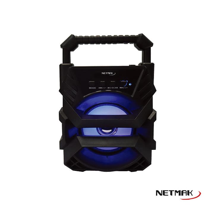 Parlante Portatil Bluetooth 3" Netmak 