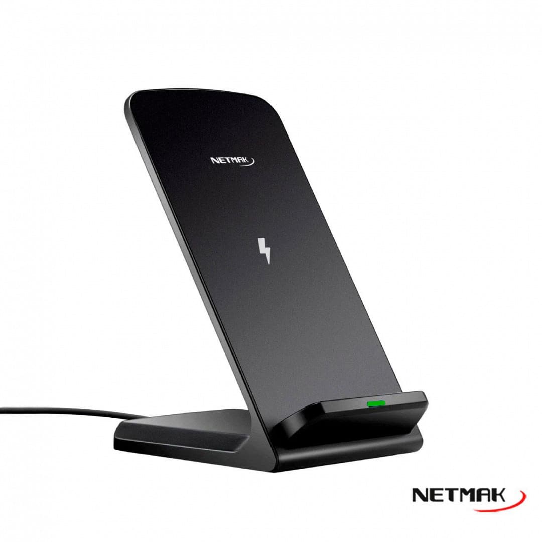 BASE DE CARGA INALAMBRICA NETMAK 15W 