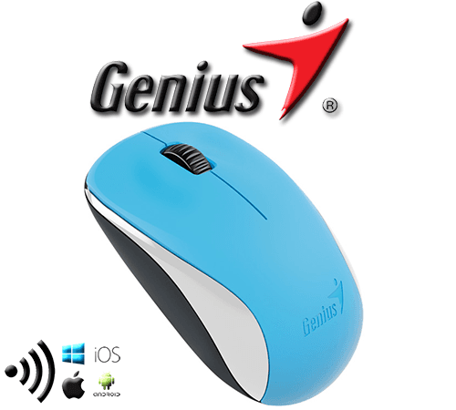 Mouse inalambrico Genius NX 7000 Azul