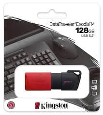 Pendrive 128 Gb DTIG4 Kingston USB 3.0 (DTIG4/128GB) IMP3