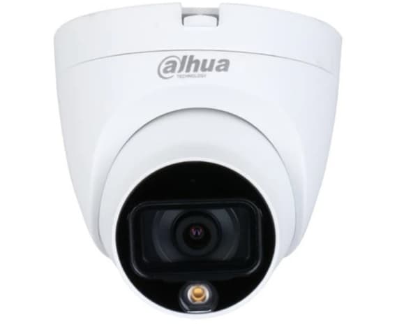 Camara CCTV 2.8 Mm Domo Full Color Int/Ext Dahua (DH-HAC-HDW1209TLQP-LED-028B)