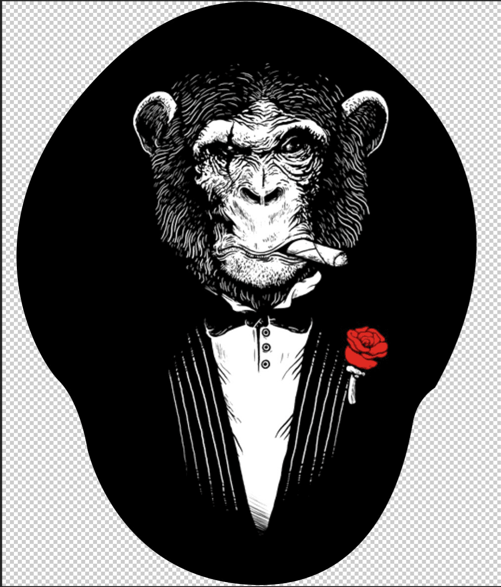 Pad Mouse Con Gel Jungle Case Mono