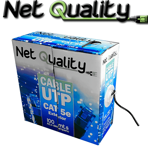 Cable UTP Cat5e 100 Mts Exterior net Quality/ PLUS