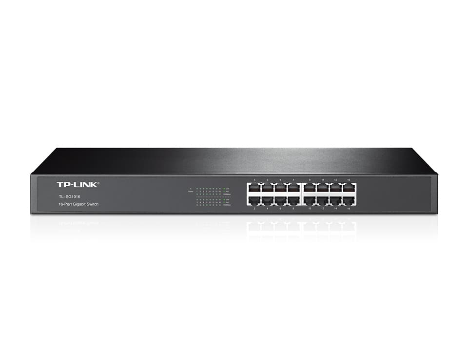TL-SG1016 SWITCH GIGABIT 16P TP-LINK R19