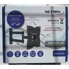 Soporte Para TV Netmak Giratorio (NM-ST14) de 17 - 42 hasta 30kg