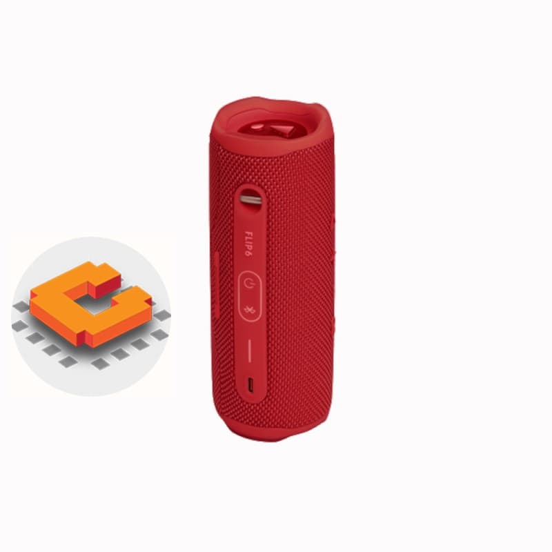 PARLANTE BLUETOOTH JBL SIMIL FLIP 6 ROJO
